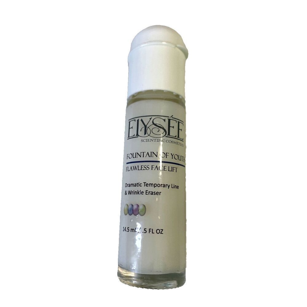 Elysee Fountain of Youth Flawless Face Lift Temporary Wrinkle Eraser Roller .5oz